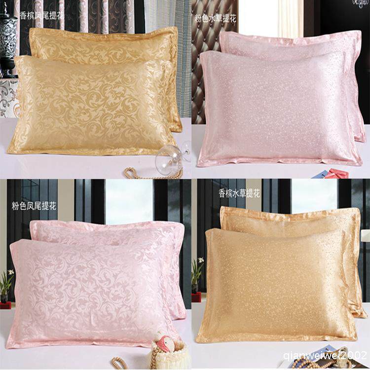 100 mulberry silk pillowcase double-sided silk pillowcase high-grade real jacquard multi-color optional