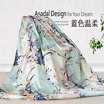 Silk quilt cover quilt cover Single piece 100 mulberry silk quilt cover quilt silk bedding