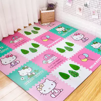 Mingde cartoon kitty floor mat Hello foam splicing puzzle climbing mat climbing mat thickening Doraemon