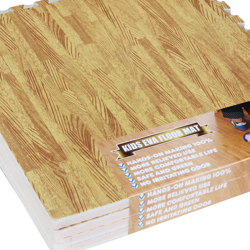 Minder ground mat puzzle children crawl cushion imitation wood grain tatami large number thickened 2cm foam splicing cushion 60x60