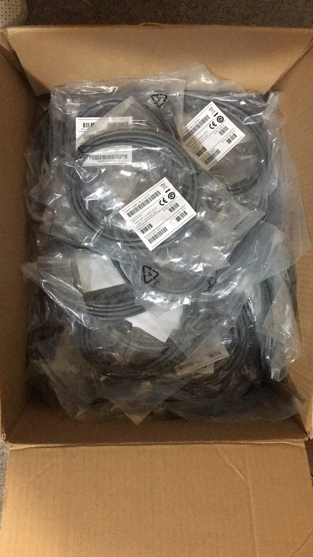 Zebra Xunbao symbol usb data cable new original data cable white label cba-u01-s07zar