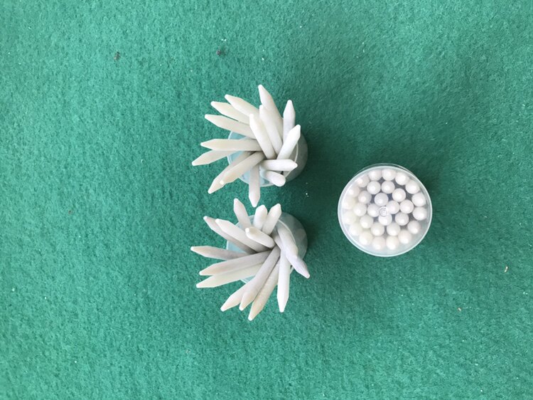 30 cylinder mounted round sharpened pencil stone pen