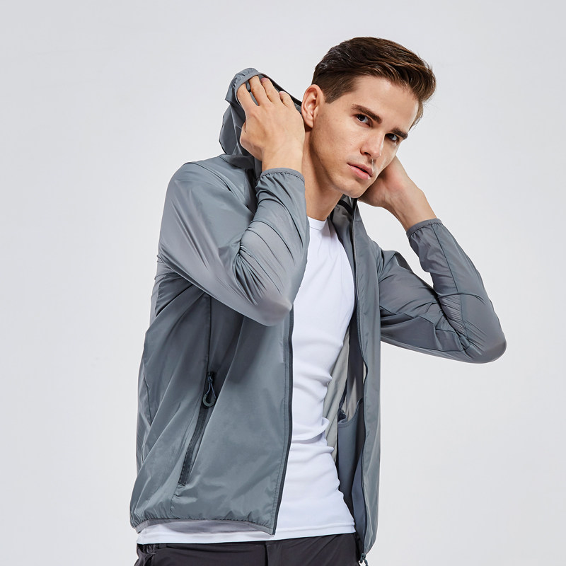 simboo micro-elastic new summer outdoor sunscreen men sunscreen ultra slim skin windsuit women sports jacket