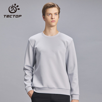 TECTOP TECTOP Outdoor Collar Sweater Mens Tide Brand base shirt Stretch Comfortable Breathable Fitness Clothing
