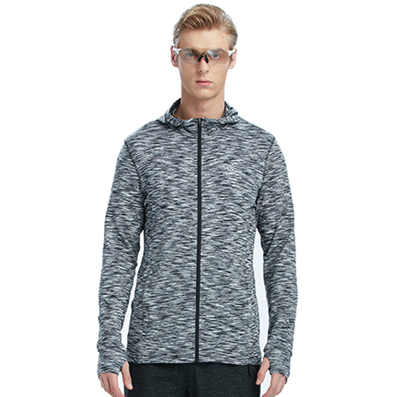 tecsop sounding new lovers even hat running jacket men's sports running speed dry jersey women's elastic body slim