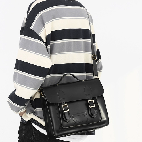 Мужская черная сумка через плечо, универсальная вместительная и большая сумка на одно плечо для отдыха, надевается на плечо