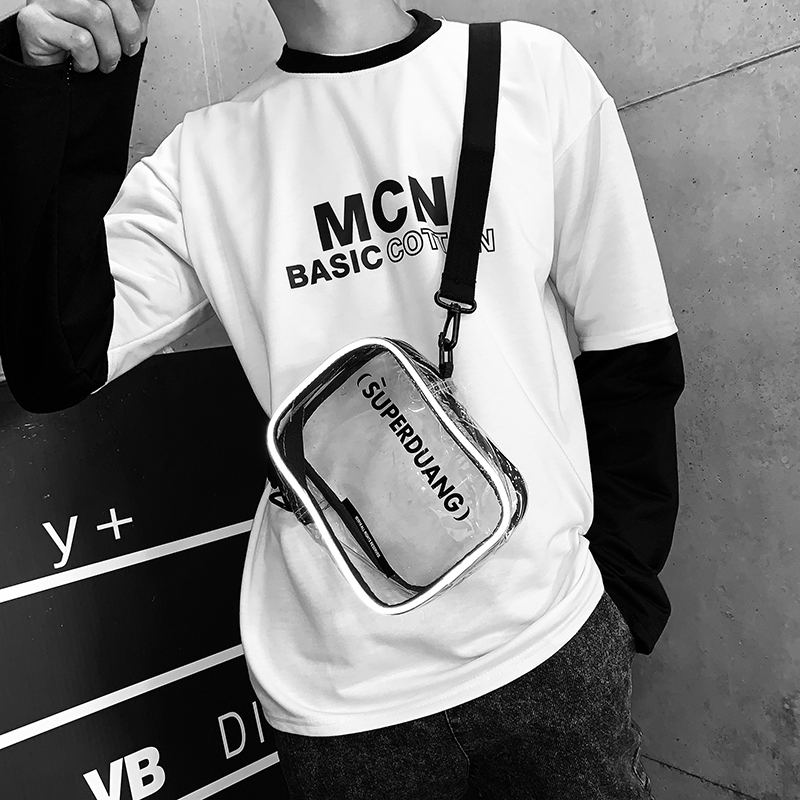 In super-fired mini-slug bag female PVC transparent fashion trend single shoulder bag beach bag jelly pack