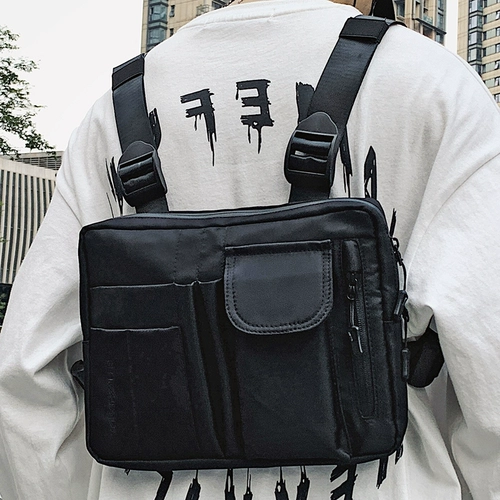 Брендовая нагрудная сумка, мужской рюкзак, тактический жилет