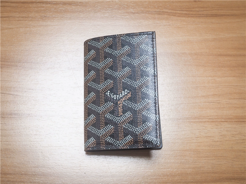 [Spot] Goyard Goya Black Print Chủ thẻ Ví chủ thẻ - Chủ thẻ