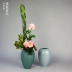 Cắm hoa, gốm Zen, cắm hoa Trung Quốc, bình hoa Nhật Bản, phòng khách sáng tạo, trang trí máy tính để bàn - Vase / Bồn hoa & Kệ