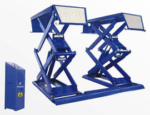 Manufacturers direct sales of Baodebo 3 tons automobile ultra - Pu hydraulic shear lift MFC - 100 ultra - thin lift