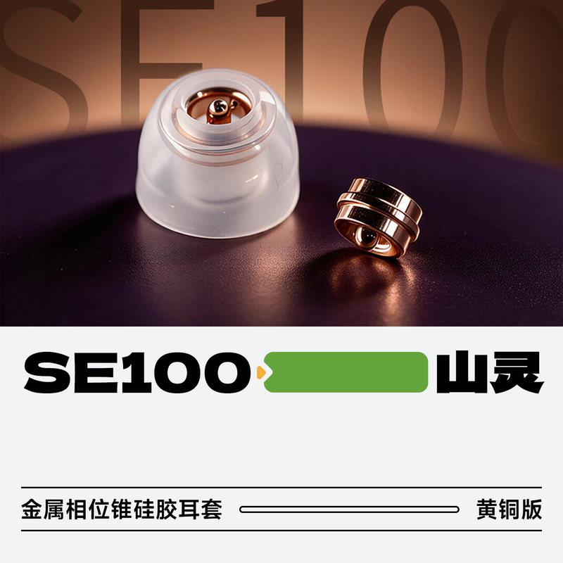 Shanling Se100 In-Ear Silicone Ear Tips, Universal Bullet-Shaped Ear Caps, Earplug Covers, and Rubber Rings to Enhance Sound Quality