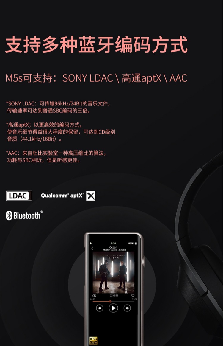 Mountain Spirit m5s player Âm nhạc lossless Bluetooth di động xe chạy thẻ sinh viên Walkman MP3 máy nghe nhạc fiio m3k