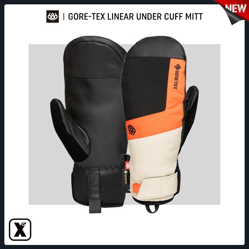 Easy to poison EXDO] W22 686 Veneer Ski Gloves Male American Professional Waterproof Wear and breathable Two-finger stuffy