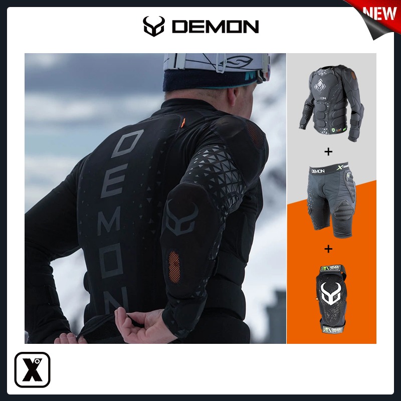 Easy to poison EXDO] W22 Thermal pin Devon veneer ski protective knee female D3O armor short glutes