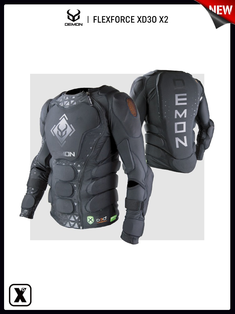Easy poison EXDO]W225 Demon men's snowboard protective gear sports fall wear D3O armor