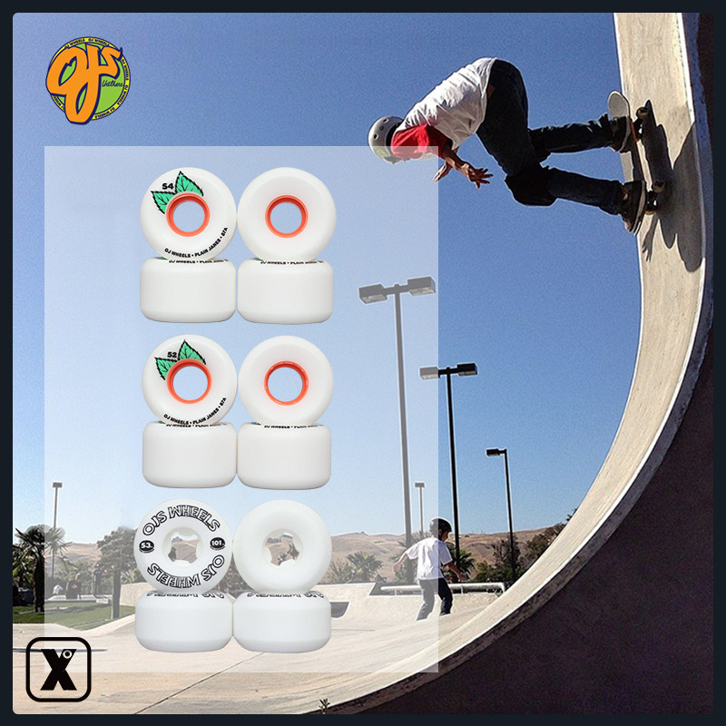 Toxic EXDO] OJ WHEELS Wheels Skateboard Professional Brush Street Double Rocker Four Wheel Shock Absorbing Highway Ride