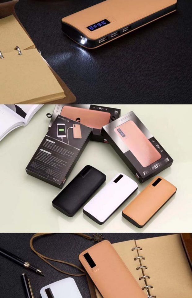 Điện thoại di động di động biểu tượng tùy chỉnh mAh dung lượng lớn sạc kho báu vivo Apple Huawei OPPO loại phổ quát sạc dự phòng 30000mah