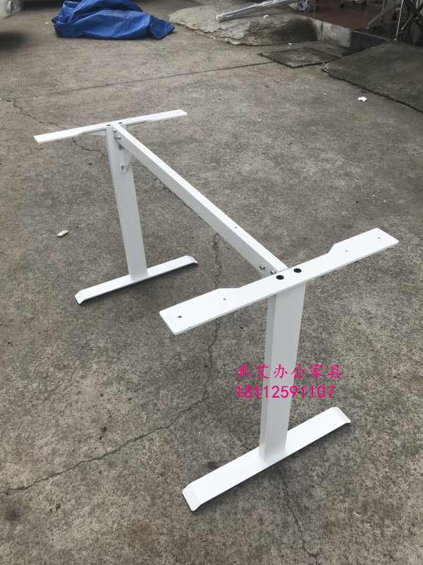 Desk frame meeting table frame work footed steel table leg bracket brief metal frame large class desk desk manufacturer straight