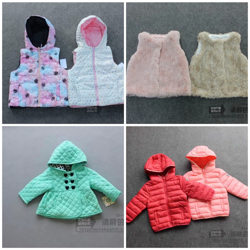 Clearance Sale: Baby Girl Floral Quilted Hooded Vest, Autumn and Winter Floral Thickened Cotton Jacket Clearance Sale: Baby Girl Floral Quilted Hooded Vest, Autumn and Winter Floral Thickened Cotton Jacket