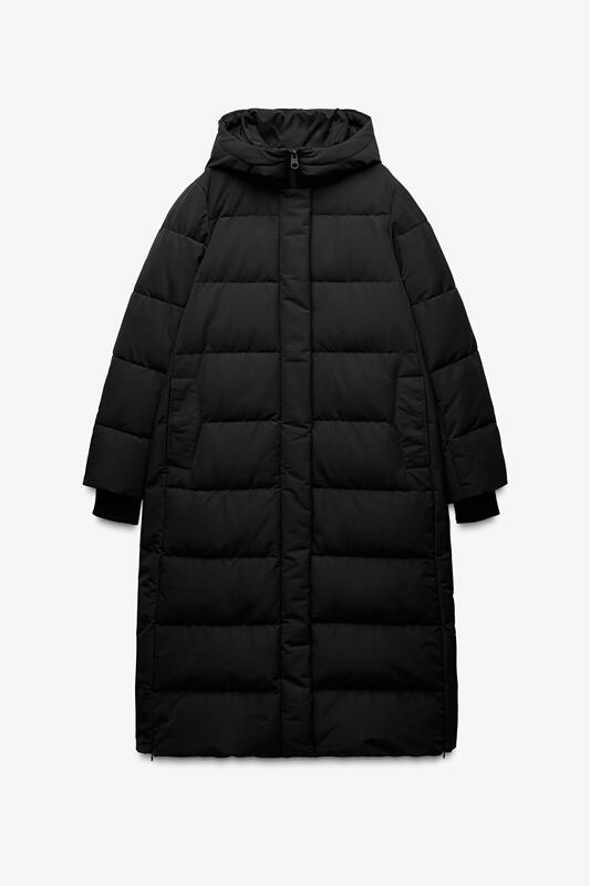 Zara Domestic Purchasing Agent for Women's Clothing, Hooded Long down Jacket 3046/229/800