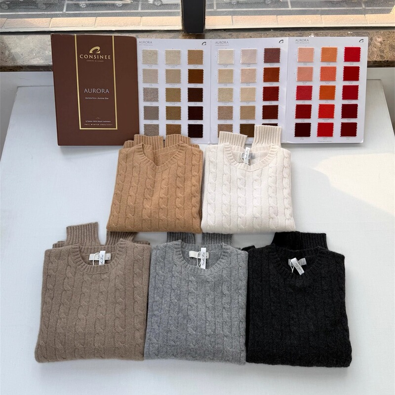R*L Clean Version Crew Neck Classic Style Consinee 2-Ply 26-Count 100% Cashmere Cable Knit Sweater R*L Clean Version Crew Neck Classic Style Consinee 2-Ply 26-Count 100% Cashmere Cable Knit Sweater
