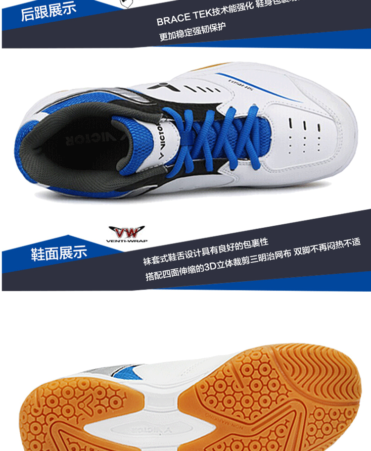 Chaussures de Badminton uniGenre VICTOR - Ref 841556 Image 11