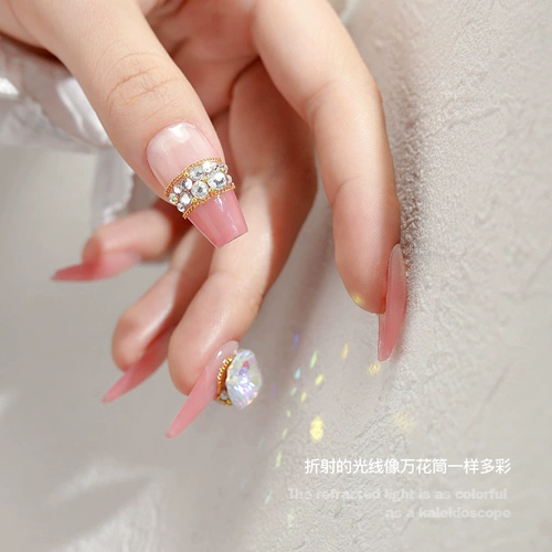 Трехмерное украшение для ногтей, японский калейдоскоп для ногтей со стразами, DIY