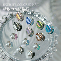 Medecor Ornament Alloy Pile Diamond Zircon 2022 LZ same net red nail drill ultra-flash inlaid drilling micro-zirconium matching decoration