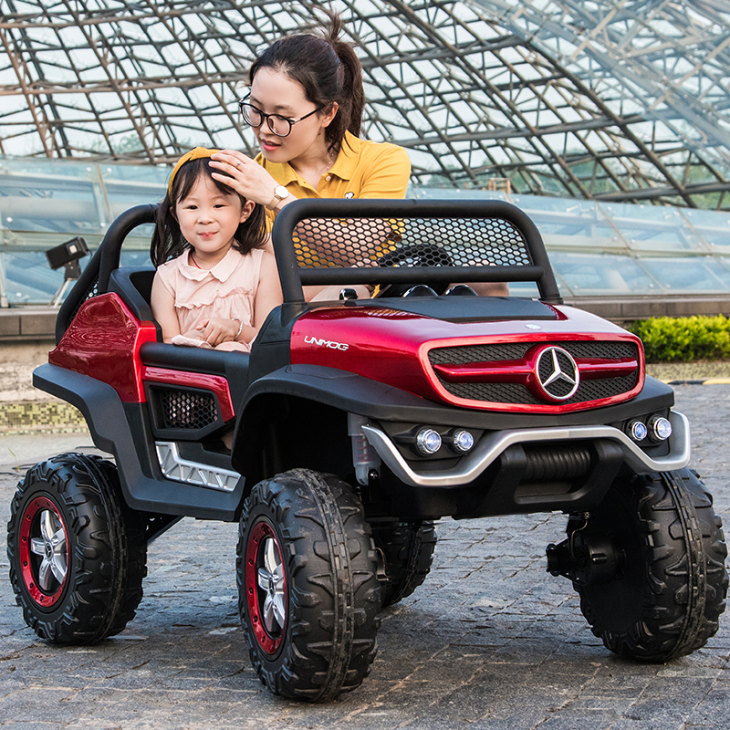 Genuine Mercedes-Benz G-Class Children's Electric Car, Four-Wheel Remote Control Vehicle, Suitable for Kids and Adults to Ride, Off-Road Toy Car