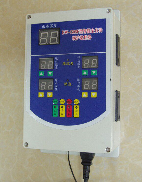 Intelligent boiler temperature controller 2-way boiler temperature-controlled box temperature controller ventilator circulation pump temperature-controlled switch manufacturer straight