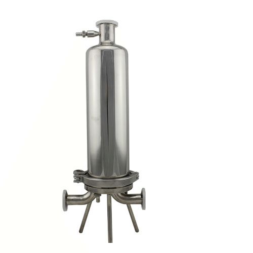 Manufacturers direct sales precision filter 10 inch single core air 304 material stainless steel shell air purification and sterilization