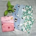 Quần pyjama của phụ nữ mùa thu vải cotton tinh khiết quần dài cotton kích thước lớn tháng quần nhà dệt kim dày mỏng phần mùa xuân hè mùa đông - Quần tây