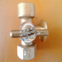 Thickened pressure gauge vent valve with four-Buddha bush tee cock pressure gauge valve pressure gauge Corker