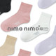 Nimonimo socks women's pure cotton antibacterial and deodorant new style cotton breathable sweat-absorbent boneless socks