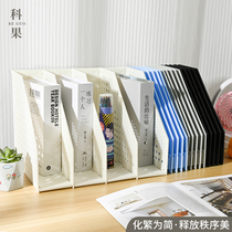 Corgo 7804 Scrolled Book Shelf File Collection Box Students Folding File Frame Office Frame PP Material