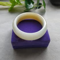  Hetian Yushan material fat tire bracelet bracelet 56 8mm