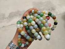 Hetian jade candy multi-color hand skewer