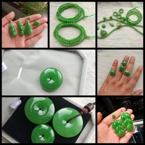 Hetian Jade Order Link Apple Green Jewelry