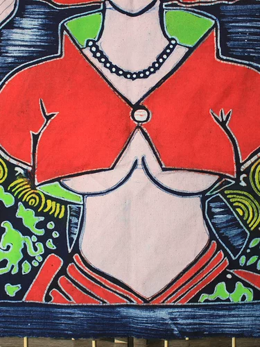 Средне -сильное восковое красование Miao Характерная краска ткани праздничная заправка ресторан