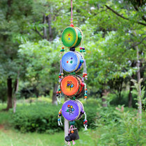 Chaîne Drum Quadrulian Pendentif Restaurant Invité Trestle Bar Décoration Maternelle Hanging up Lijiang Yunnan Sélectionné Wind Sul Don