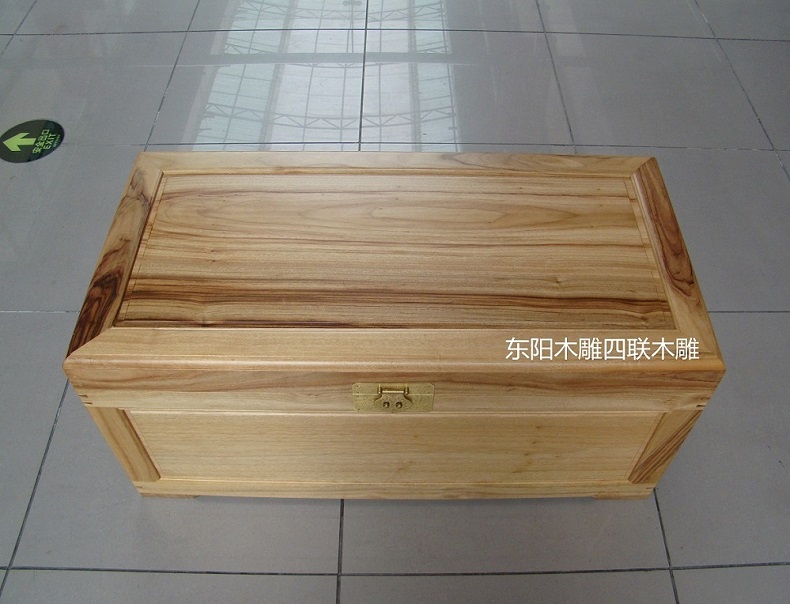 Seiko light board long não gỗ hộp gỗ sồi đầy đủ hộp thư pháp và hộp sơn Dongyang woodcarving quad gỗ khắc nhà máy trực tiếp - Cái hộp hộp đựng tiền bằng gỗ
