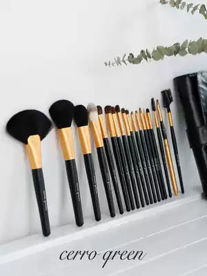Cerro Qreen18 Animal Hair Makeup Brush Set Brush Makeup Set Blush Foundation Eye Shadow Brush