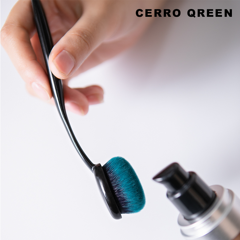 Cerro Qreen toothbrush type powder bottom brushed portable powder base liquid brush bottom makeup bb cream brushed without powder makeup brush