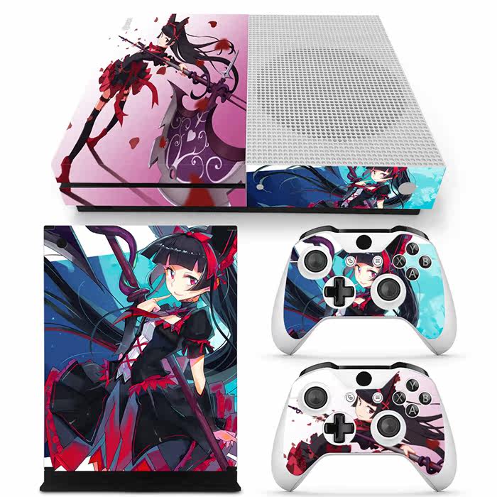 XBOX ONE SLIM Sticker Xboxone S Full Body Cling Film Early Soundtime THREE TOURS OF SIX FLOWERS AND MORE