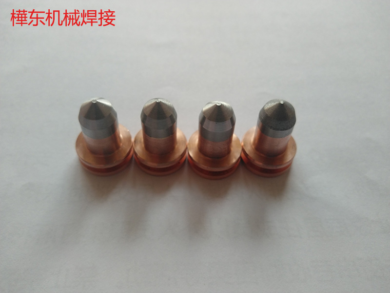 Special-shaped custom copper tungsten electrode molybdenum electrode copper inlaid tungsten electrode head copper inlaid molybdenum electrode cap wear resistant alloy spot welding head