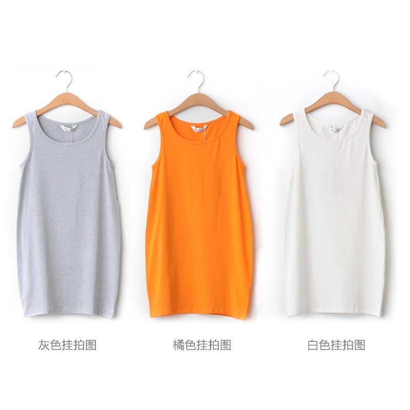 Large size women's new pregnant women's coat cotton pregnant camisole comfortable breathable modal pregnant women's sleeveless vest