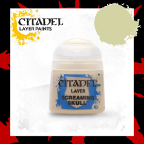 Chaos Casting]Warhammer Layered Paint Layer Screaming Skull Screaming Skull White