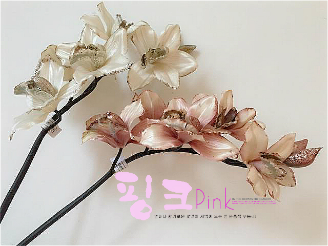 Guanshu Flower Artist decorated flower silk fake flower European style retro rich single-piece gold powder east Asian