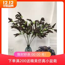 Home accessories simulation flower fake flower silk flower simple fashion single branch Phoenix Flower arrangement arrangement any style special price